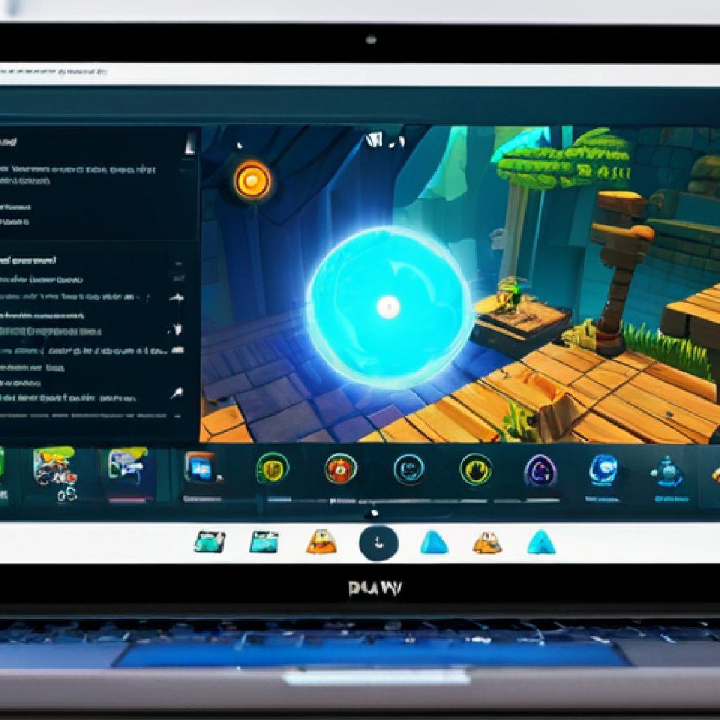 무설치 온라인 게임 추천 - The Instant Play Revolution**
    "A vibrant and dynamic scene capturing the essence of instant onli...