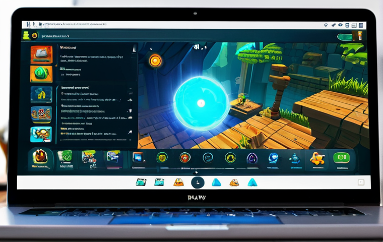 무설치 온라인 게임 추천 - The Instant Play Revolution**
    "A vibrant and dynamic scene capturing the essence of instant onli...