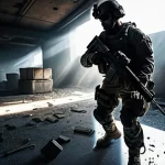 콜 오브 듀티 모던 워페어 리부트 - **Prompt 1: Tactical Infiltration in a War-Torn Setting**
    "A highly realistic, first-person pers...